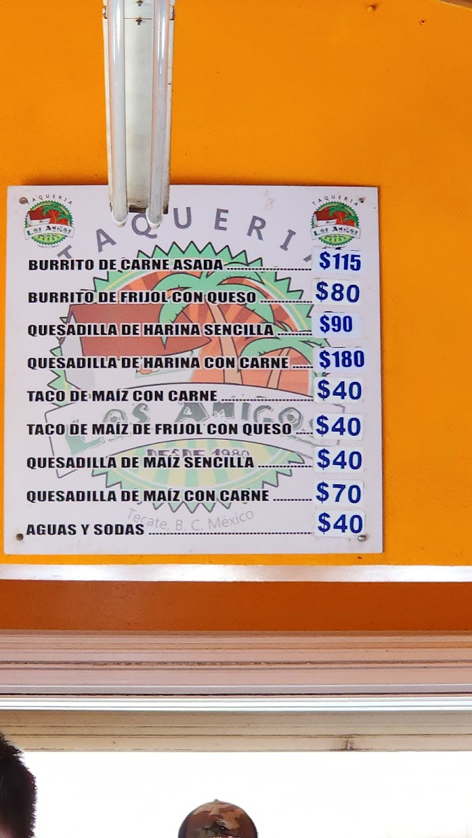 Taquería Los Amigos Menu - Image 3